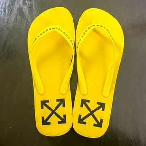 OFF-WHITE Flip Flop yellow (New, Never Worn)